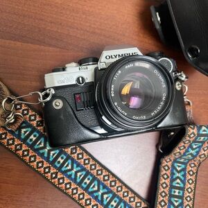 Olympus OM-10 35mm Film Camera with Zuiko 50mm Lens